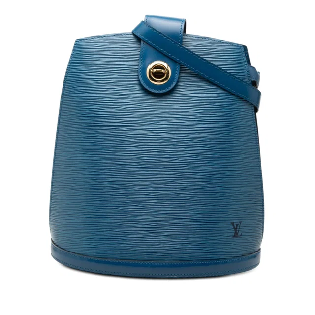 Blue Louis Vuitton Epi Cluny Shoulder Bag in Blue Leather from Designer Revival