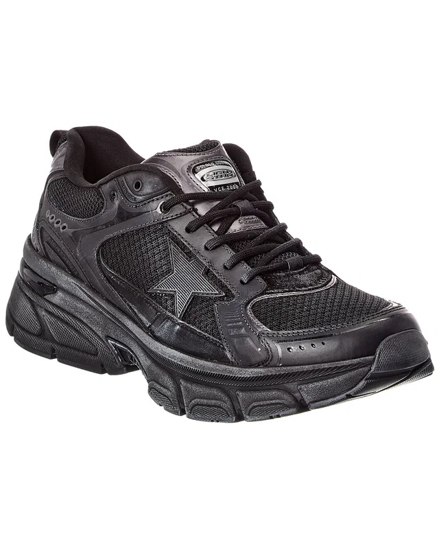 Golden Goose Lightstar Mesh & Leather Sneaker, image 1 of 1 from Gilt
