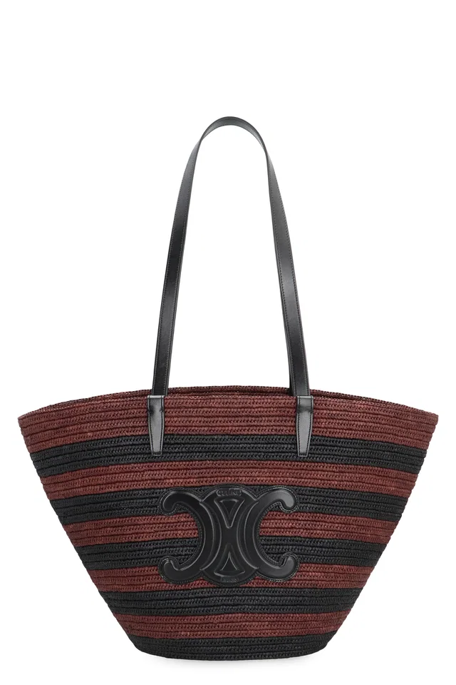 Celine Tote Bag — Multicolor Raffia in Multicolor Raffia from HEWI