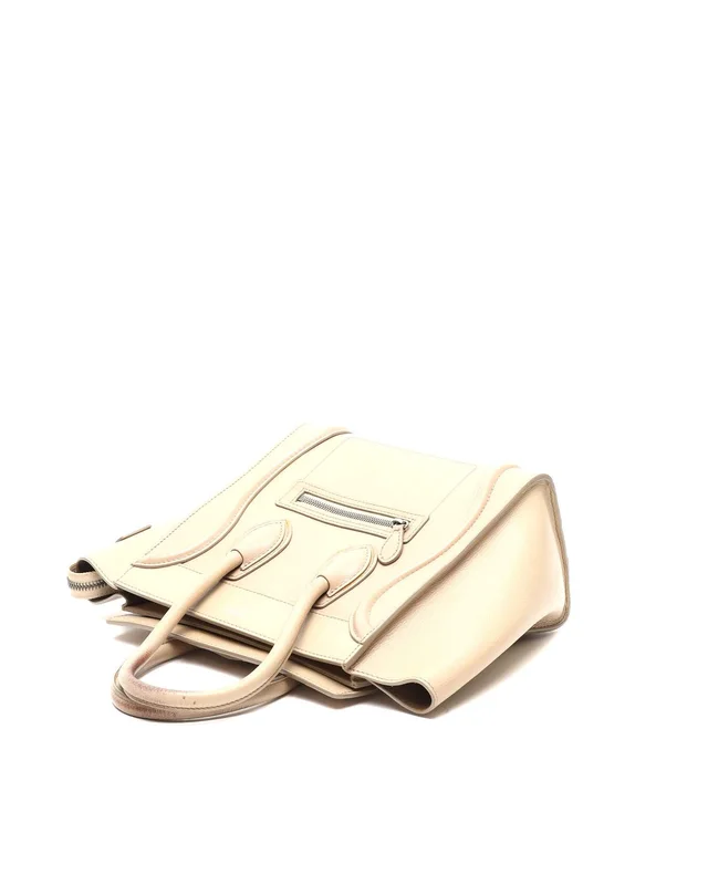 Celine Micro Luggage Tote Bag in Leather from A Retro Tale, photo 5 of 14