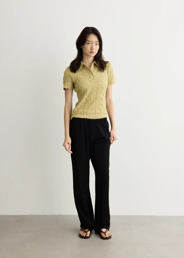 Samsoe Samsoe Hoys Straight Pants in Black from Incu, photo 1 of 1
