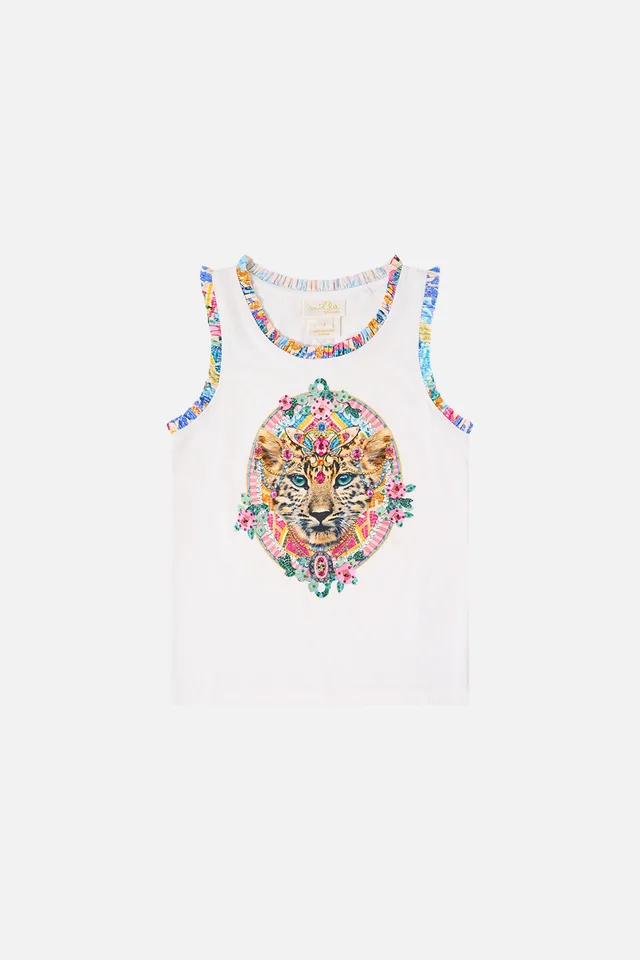 Camilla eBoutique KIDS TANK TOP WITH FRILL EDGE NAVÀS NOUVEAU from CAMILLA, photo 1 of 1