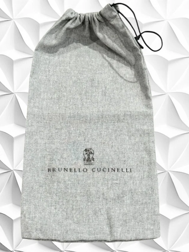 Brunello Cucinelli Dust Bag 15.5" in white|gray Canvas from Poshmark
