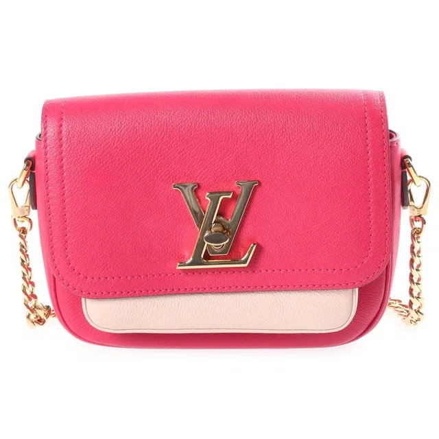 Louis Vuitton Lockme Tender Cross Belt Bag Pink in Pink Leather from The Reluxe