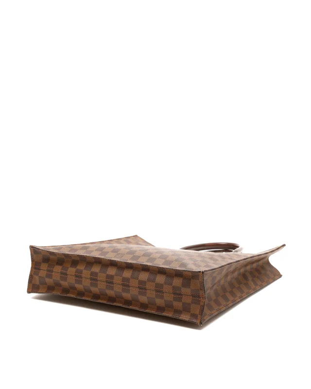 Louis Vuitton Damier Ebene Sac Plat Bag in Brown Canvas from A Retro Tale, photo 6 of 10