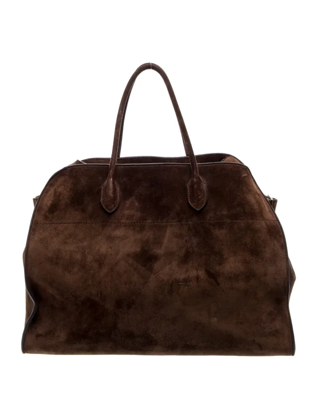 The Row Margaux 17 in brown|red Suede from The RealReal, photo 4 of 6