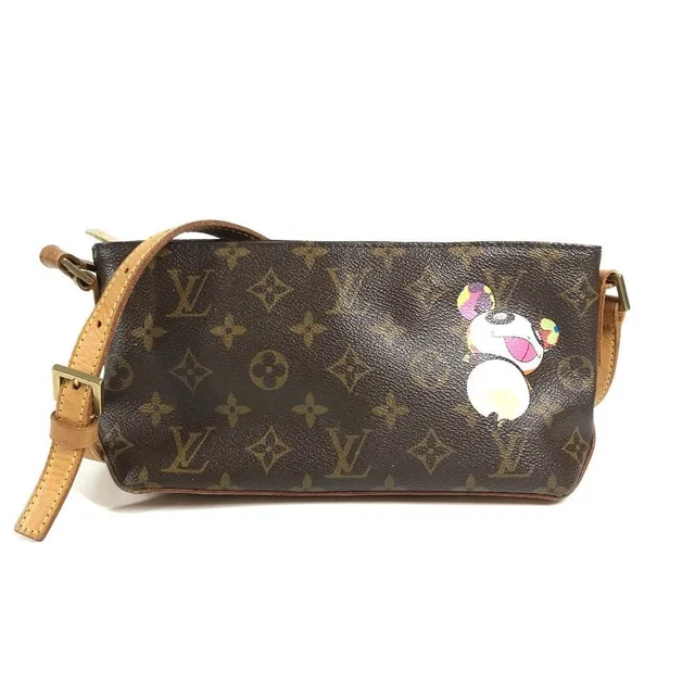 Louis Vuitton Shoulder Bag Trotteur Brown in Brown Leather from The Reluxe