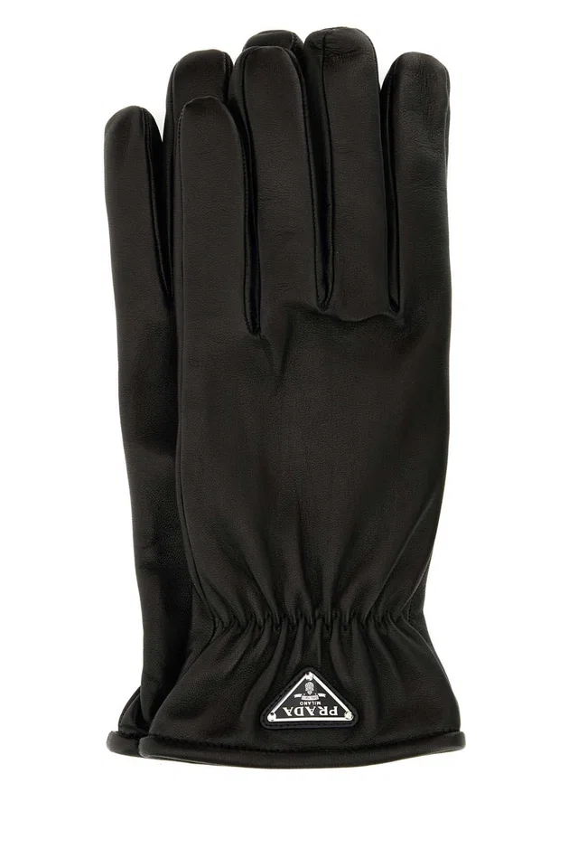 Prada Nappa Leather Gloves — Black Agnello in Black Nappa leather from HEWI