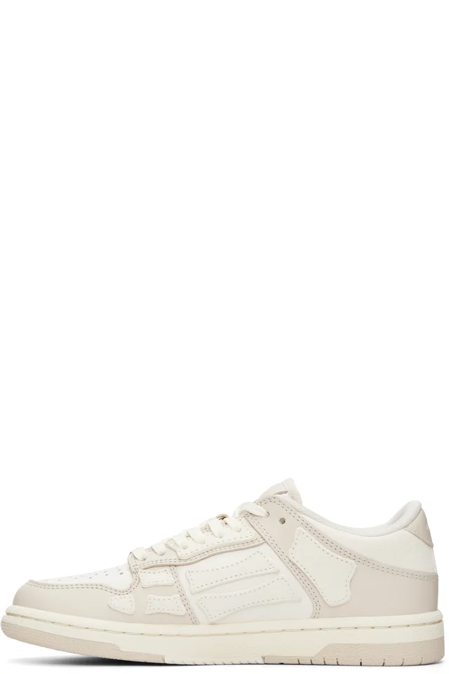 AMIRI Off-White Skel-Top Low Sneakers, photo 3 of 5 from SSENSE