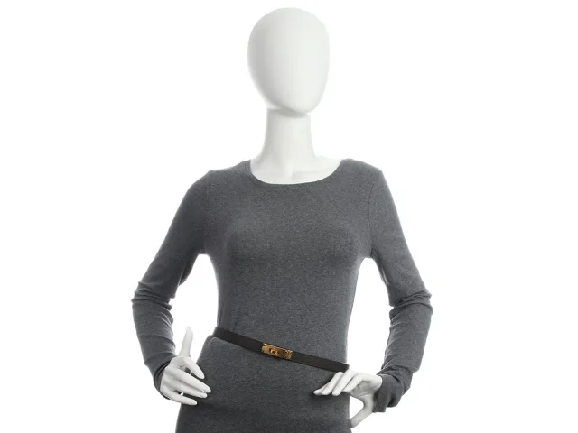Hermès Bai Brun Odyssee Calfskin Kelly Belt 18 in Calfskin from Ann's Fabulous Finds, photo 7 of 7