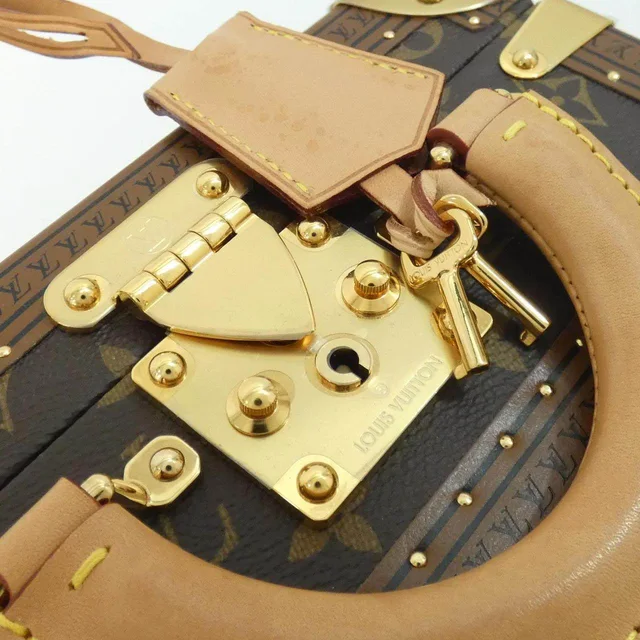 Louis Vuitton Valisette Tresor Monogram Bag in Brown Canvas from LuxUness, photo 3 of 10