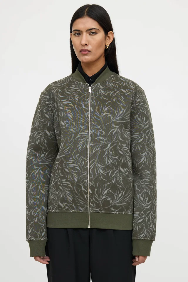 Hermès Jacquard Bomber Jacket from VSP Consignment