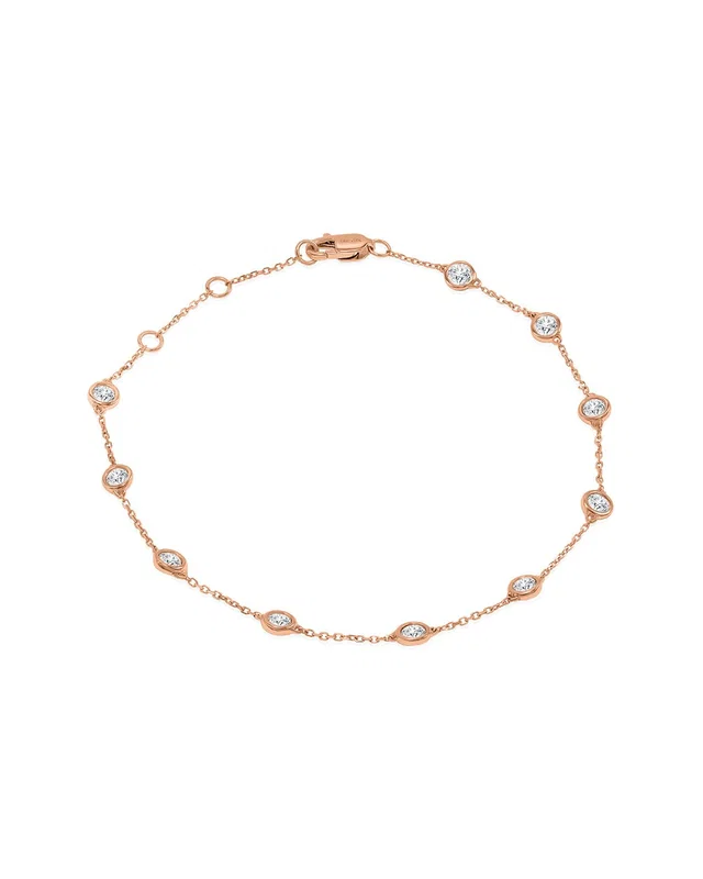Diamond Select Cuts 14K Rose Gold 0.75 ct. tw. Diamond Bracelet, image 1 of 1 from Rue La La