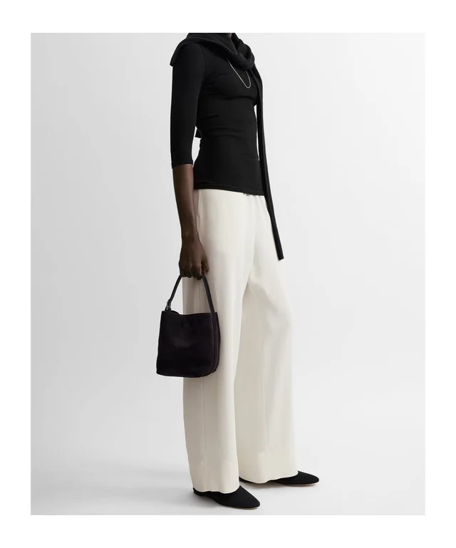 Toteme belted suede tote bag, photo 4 of 7 from SENSER