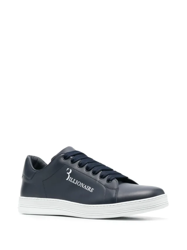 Billionaire calf-leather low-top sneakers, photo 2 of 2 from FARFETCH