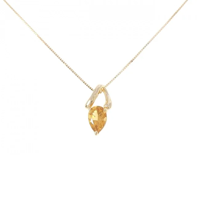 Tasaki citrine necklace from KOMEHYO