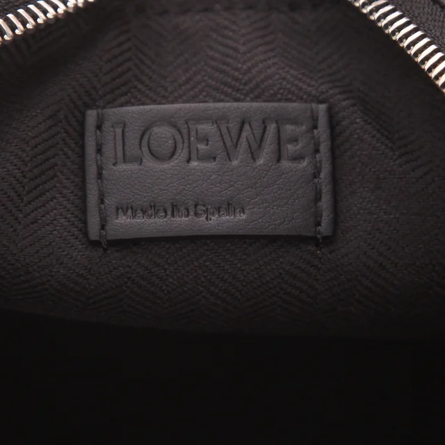 Loewe Hammock Hobo handbag in Black Leather from Collector Square, photo 4 of 5
