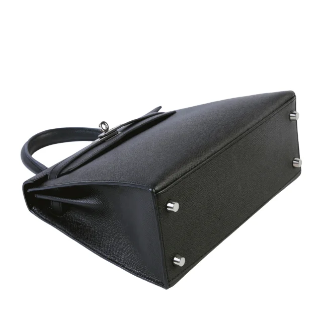 Hermès Kelly 25 Sellier Noir (89) in Black Epsom leather from Ginza Xiaoma, photo 4 of 4