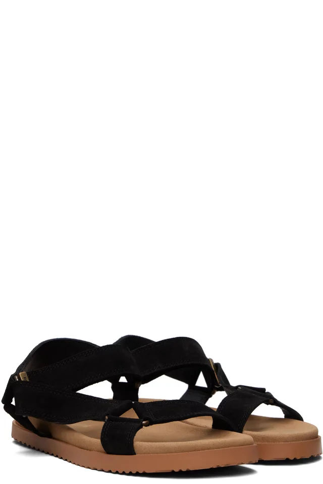 Dsquared2 Black Suede Sandals, photo 4 of 4 from SSENSE