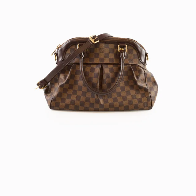 Louis Vuitton Trevi PM Damier Ebene in Brown Canvas from The Purse Affair
