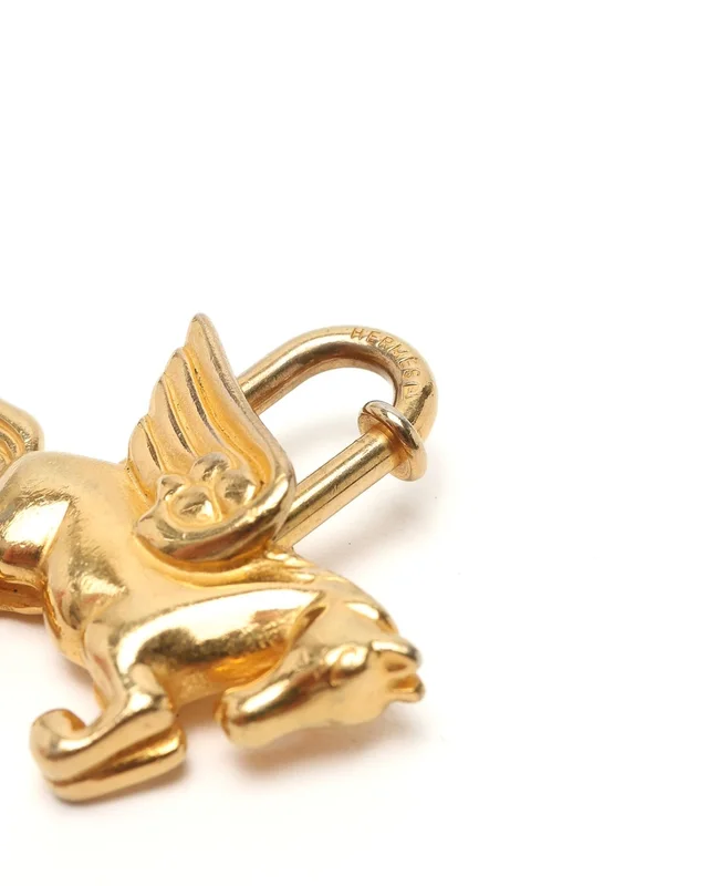 Hermès 1993 Pegasus Cadena Lock Charm from A Retro Tale, photo 3 of 3