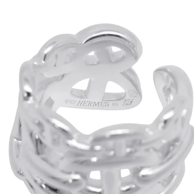 Hermès Chaine d'Ancre Anchene Ring Size GM/49/#9 SV925 from GALLERY RARE, photo 6 of 8