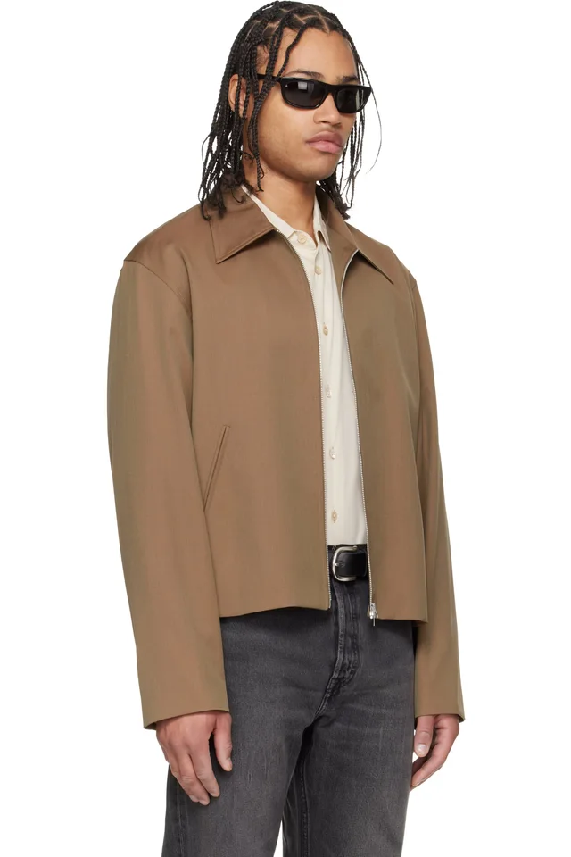 OUR LEGACY Brown Mini Jacket, photo 2 of 4 from SSENSE