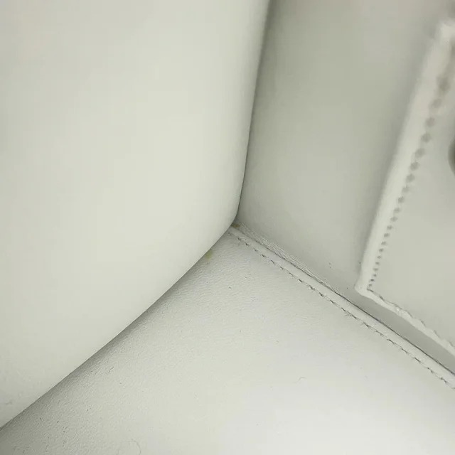 Balenciaga Adidas Collaboration Hourglass 2-Way Handbag White/Black593546 Leather Size Small in White Leather from GALLERY RARE, photo 12 of 19