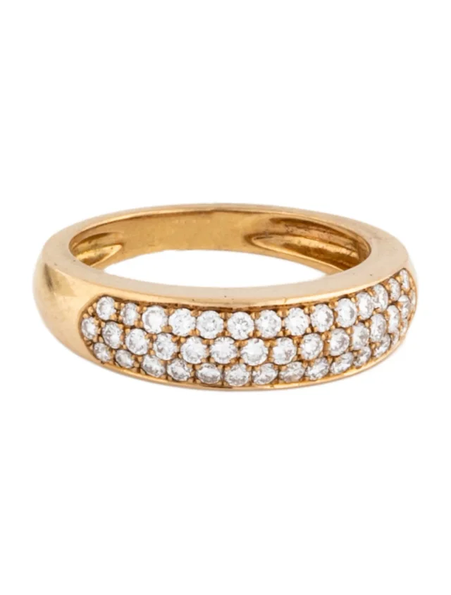 Van Cleef & Arpels Vintage Pavé Ring in multicolor from The RealReal