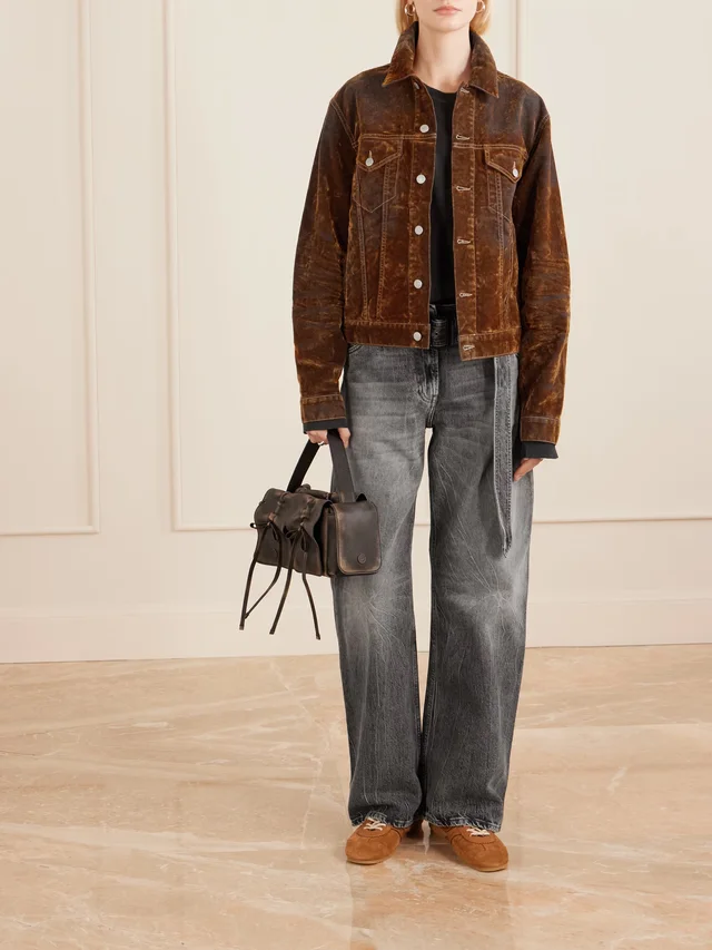 ACNE STUDIOS Page belted wide-leg jeans in Black, photo 2 of 2 from NET-A-PORTER (Canada)
