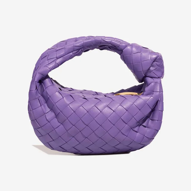 Bottega Veneta Jodie Mini Lamb Purple in Violet Lambskin from SACLÀB, photo 4 of 9