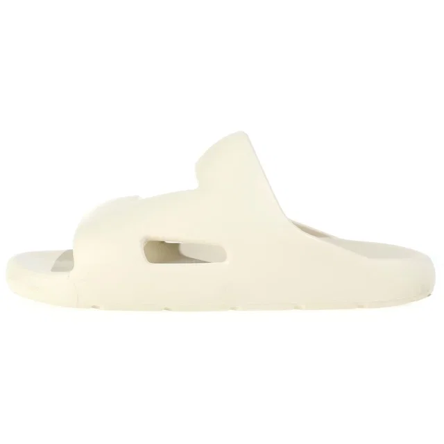 Bottega Veneta Rubber Slide Sandals White in White from The Reluxe