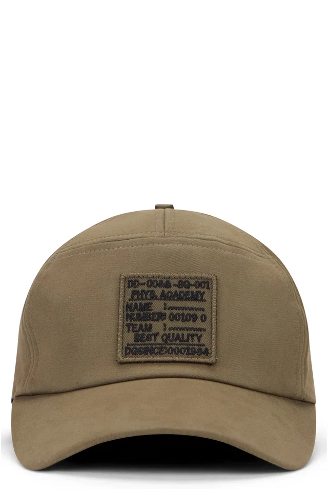 Dolce & Gabbana Gh931z Cotton Baseball Cap — Green Caps in Green from HEWI