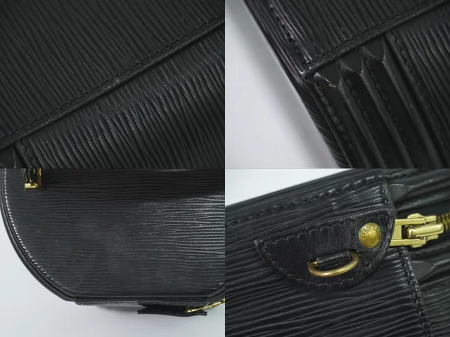 Louis Vuitton Cannes Epi Leather Vanity Bag Handbag Black in Black Leather from The Reluxe, photo 2 of 2