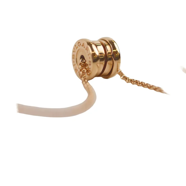 Bvlgari B.Zero 1 Mini Necklace 2025 Pink Gold in Pink from The Purse Affair