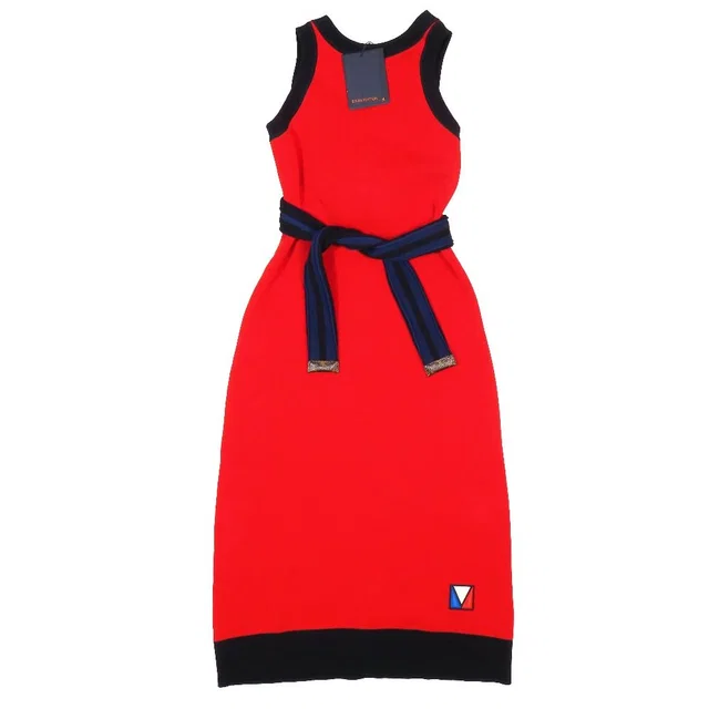 Louis Vuitton x America's Cup Sleeveless Dress Wrap Tie Design XS from The Reluxe