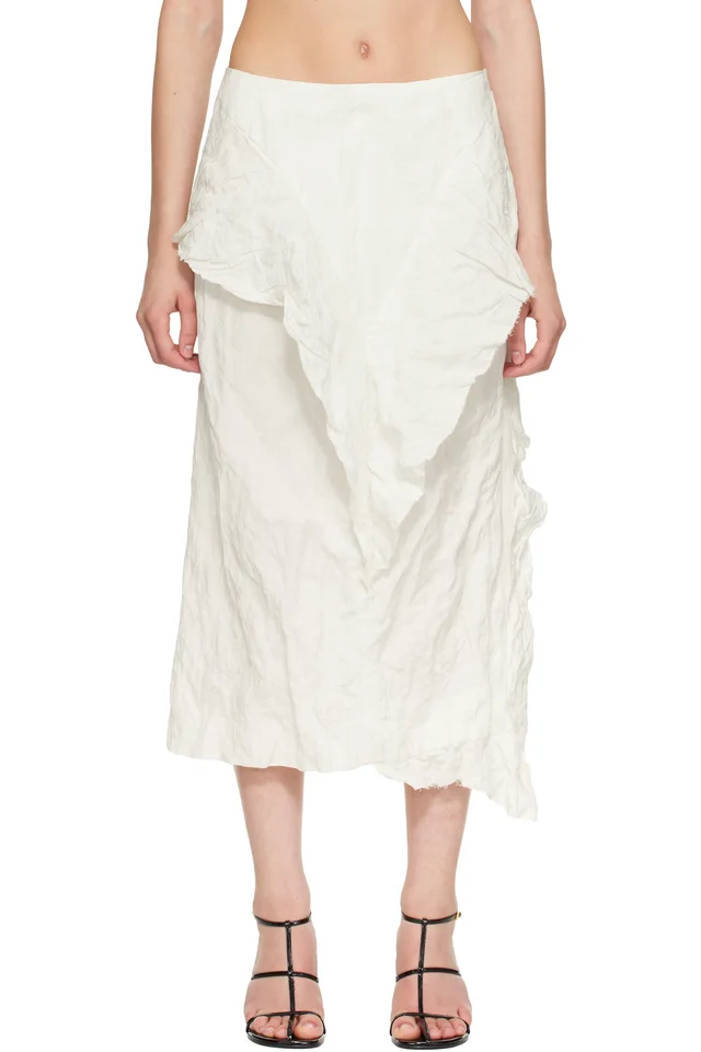 Proenza Schouler Off-White Hansly Midi Skirt, image 1 of 1 from SSENSE