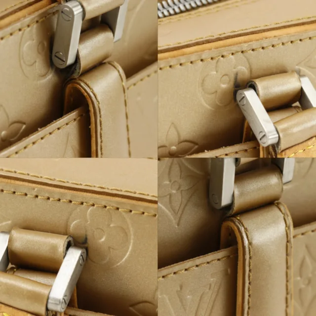 Louis Vuitton Shelton Monogram Mat Handbag in Rose Gold from LuxUness, photo 14 of 20