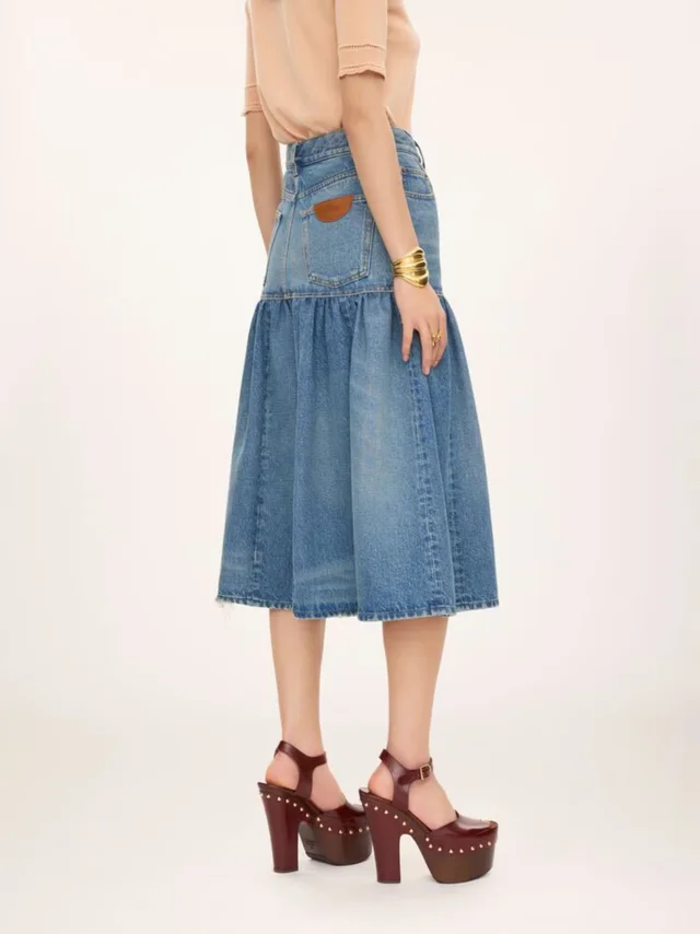 Chloé High-Rise Balloon Bermuda Shorts, photo 5 of 9 from SENSER