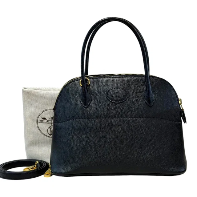 Hermès Black Bolide 27cm Bag in Epsom with GHW in Black Epsom leather from Luxury Promise