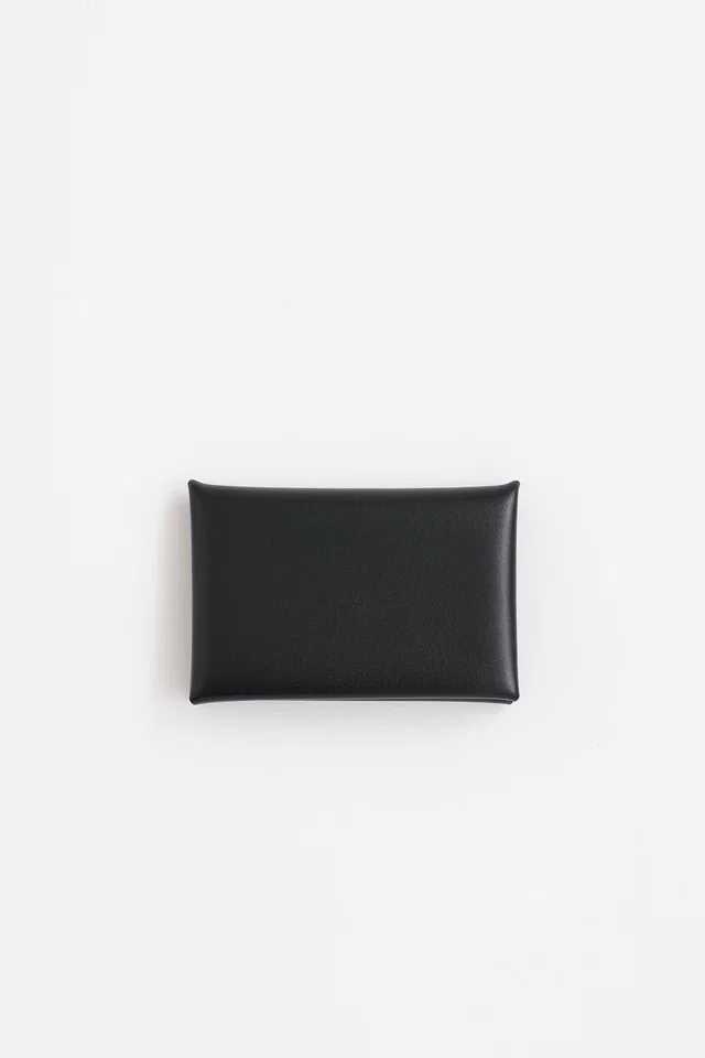 Hermès Box Leather Calvi Card Holder in Box leather from VSP Consignment