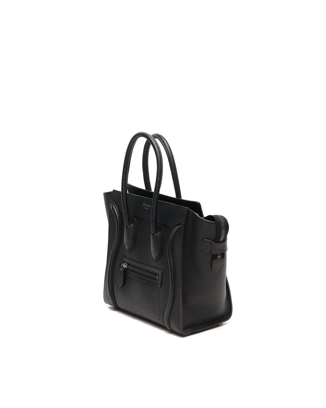 Celine Micro Luggage Bag in Caviar leather from A Retro Tale, photo 2 of 2