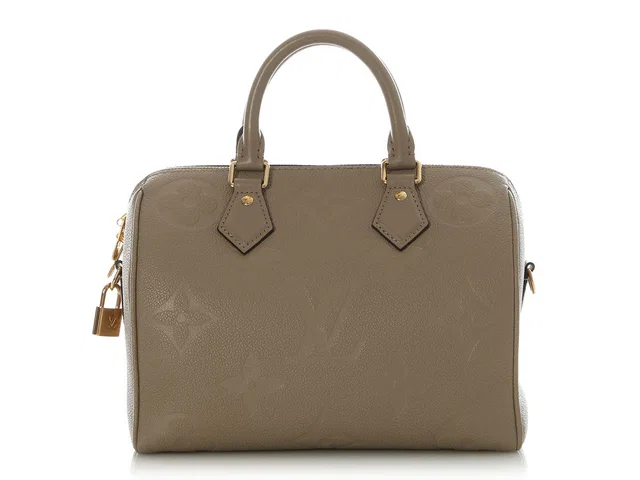 Louis Vuitton Turtledove Empreinte Speedy 25 in Leather from Ann's Fabulous Finds