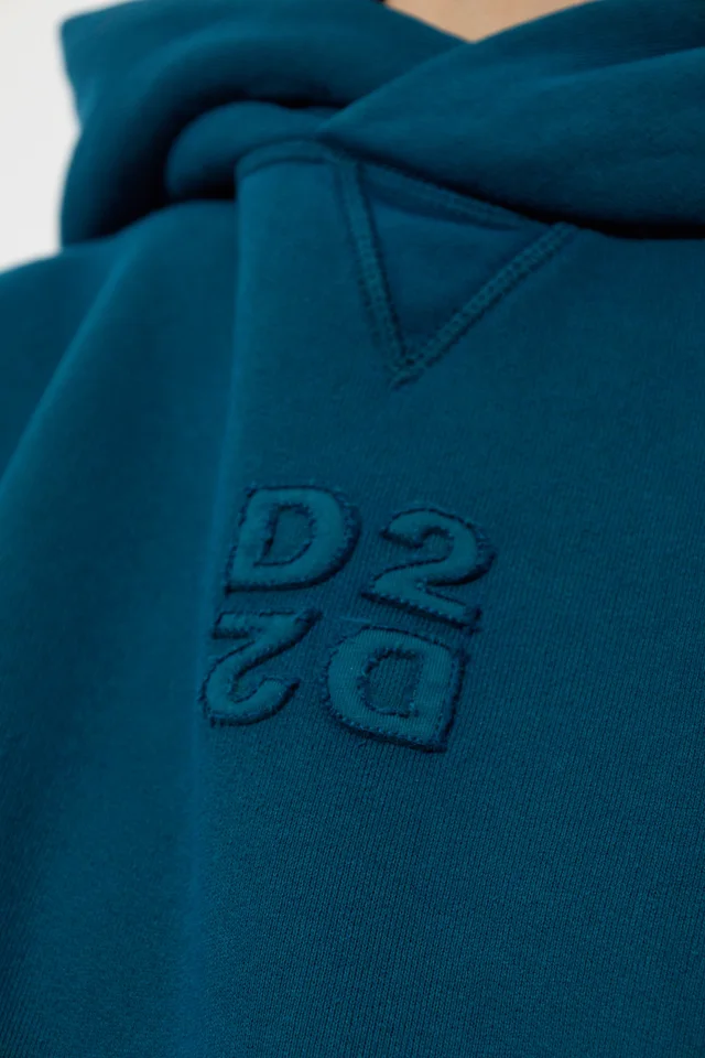 Dsquared2 appliquéd-logo hoodie, photo 4 of 4 from SENSER