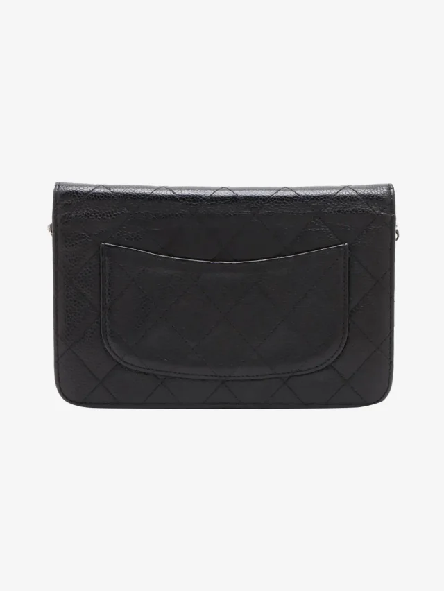 Chanel Black 2016 caviar Wallet-on-Chain in Black Caviar leather from Sign of the Times, photo 2 of 14