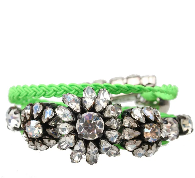 Shourouk Karma Bracelet, Green from Cultstatus, photo 1 of 1