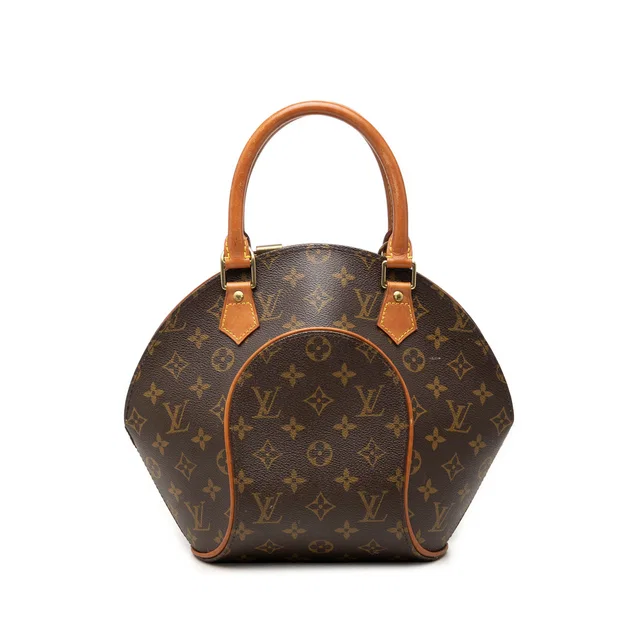 Brown Louis Vuitton Monogram Ellipse PM Handbag in Brown Coated canvas from Designer Revival