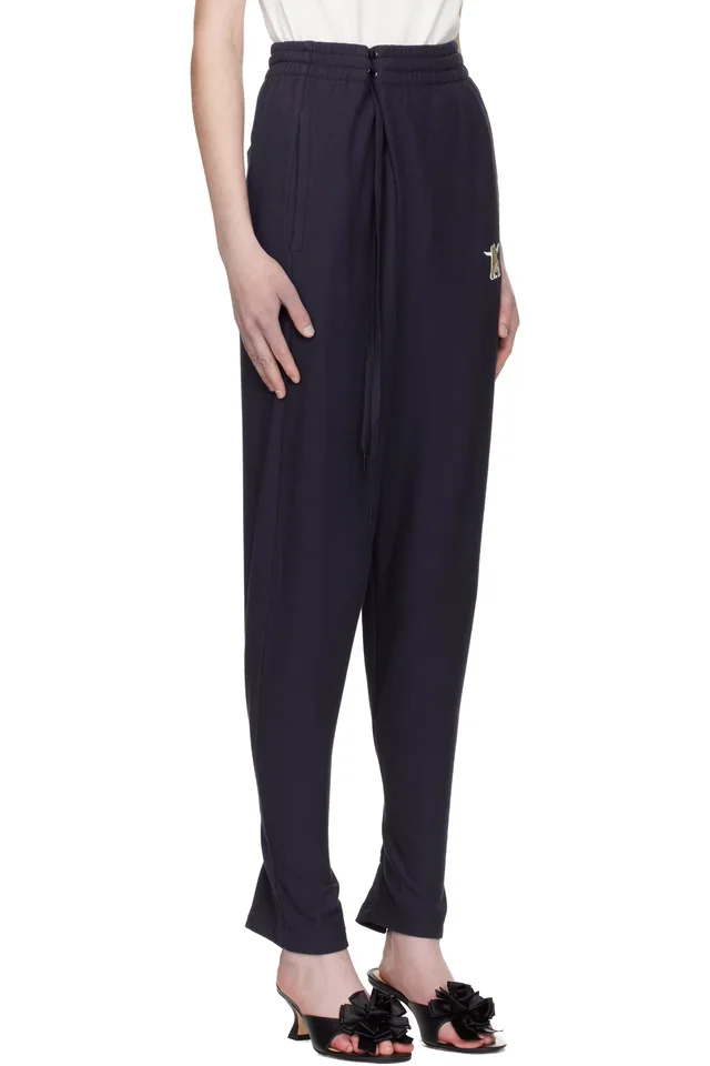 OPEN YY Navy Convertible Sweatpants, photo 2 of 5 from SSENSE