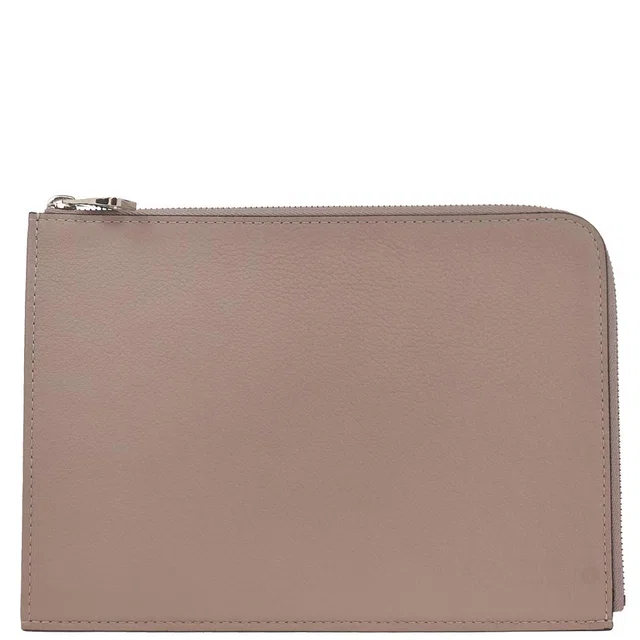 Louis Vuitton Gray Pochette Jules PM Clutch Bag R99760 in Grey Calfskin from AMORE Vintage Tokyo