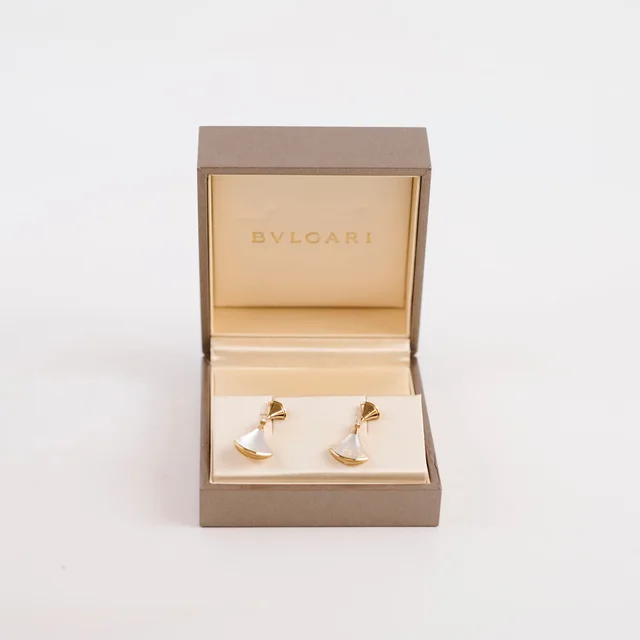 Bvlgari Divas' Dream Earrings Mother of Pearl from The Purse Affair